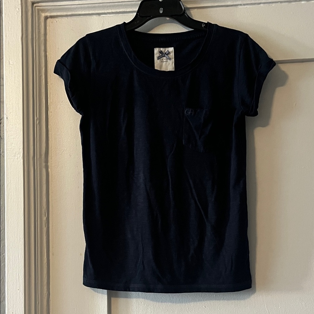 Gilly Hicks Navy Blue Top